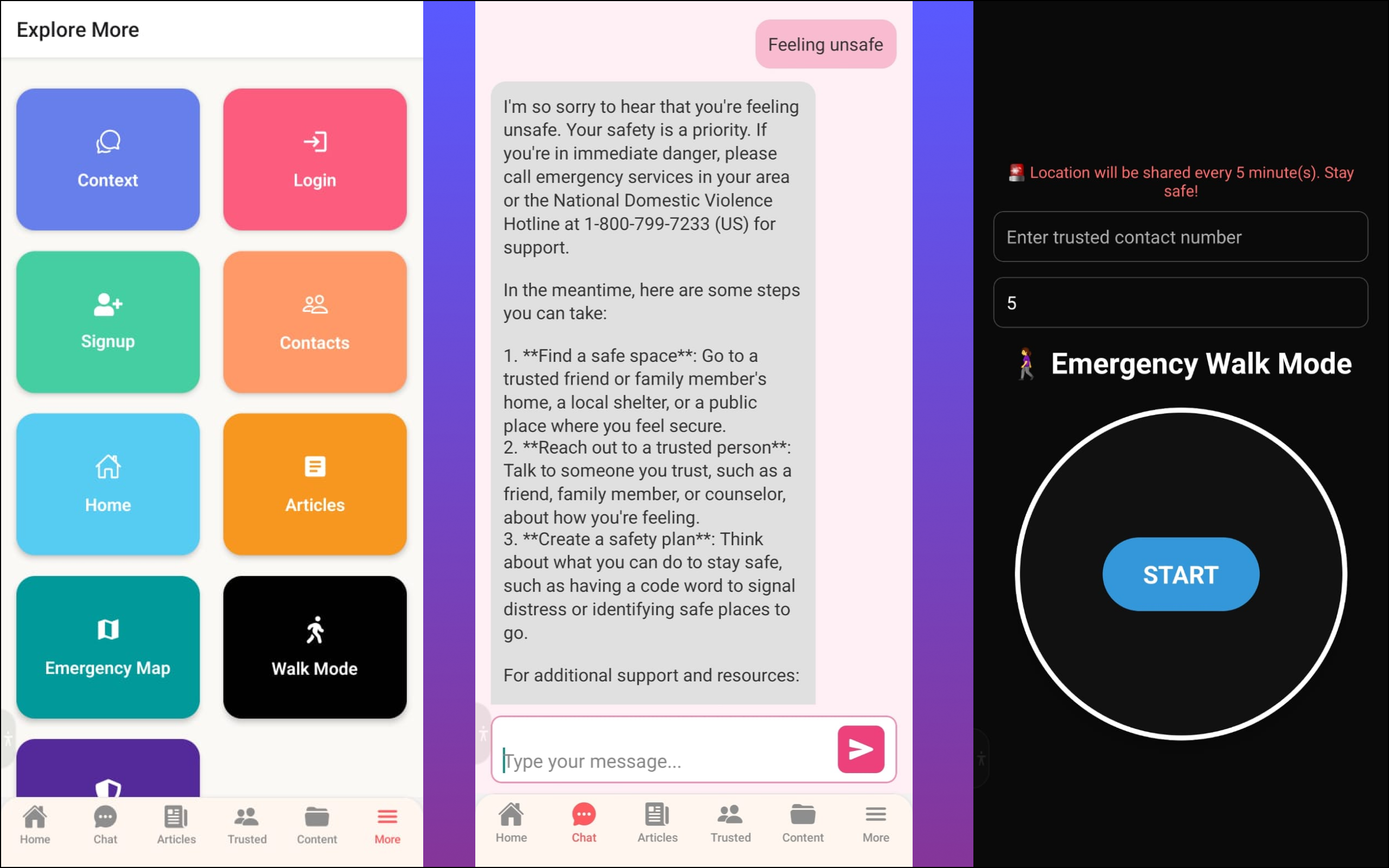 Nirbhaya: Women’s Safety App