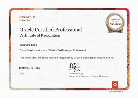 Oracle Cloud Developer Professional